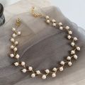 Elegant Pearl Choker Necklace Collar Necklaces Women Wedding Party Clavicle Chain Necklace Jewelry. 
