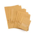 【BestGO】10Pcs/lot  Kraft Paper Bag Window Zip lock Empty Dried Food Fruit Tea Gift package Self Sealing Zipper Stand up Bags. 