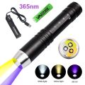 Hand Gem Light 3 in 1 LED White/Yellow/UV Appraisal Flash Light High Power for Gemmologist’s for Sorting Gemstones. 