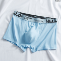KuejutanOriginal Fashion Nova Ready Stock Mens Underwear Cotton Trend Hello Breathable Spender Lelaki Large Size Boxer Briefs for Men. 
