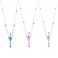Rhinestone Dangle Belly Button Ring with Waist Chain Drop Pendant -Navel Piercing Button Body Piercing Bikini Jewelry. 