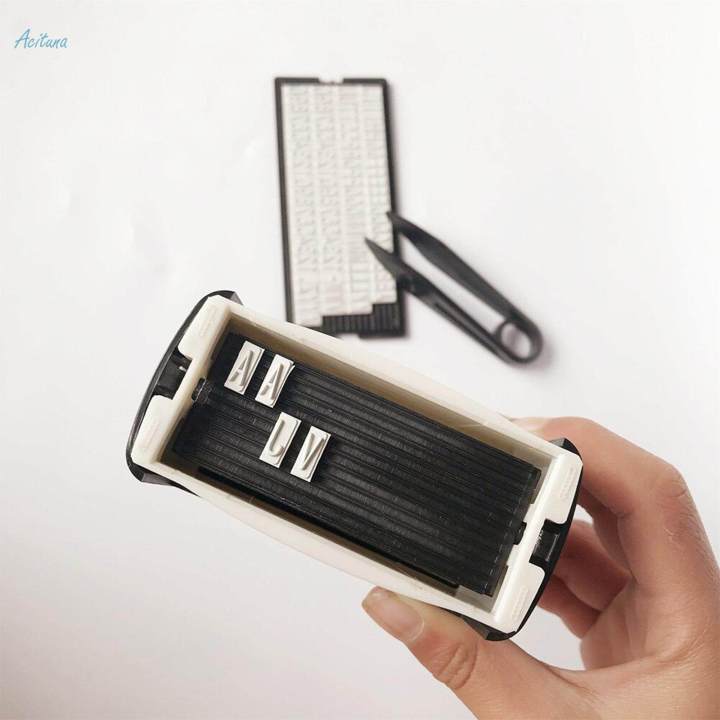 Self Inking Stamp Set Date Removable Printing Stamp for School Teachers Home 3mm