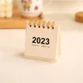 Colorful Desk Calendar Mini 2023 Year Desk Calendar Daily Planner Timetable Small Gift Stationery. 