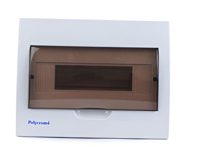 Polycrome Distribution Box  Enclosure Box 8 way sunk -Deluxe -(180 x 195 x 60) MCB BOX