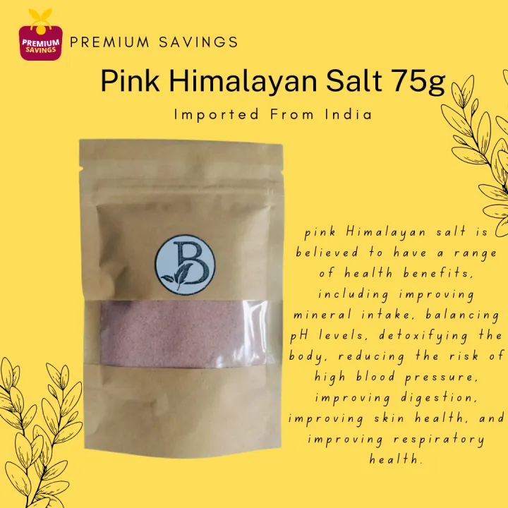 Himalayan pink salt powder 75g - Brindha Indian imported product