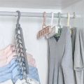 Multi-port Rack Support Hangers Clothes Drying Rack Multifunction Plastic Storage Hangers Clothes Organizer Space Saving Hanger  Pearls. 