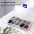 360PCS Personal Computer Screw,Pc Case Screws,Motherboard Standoffs for Hard Drive Pc Case Motherboard Fan Power Graphic. 