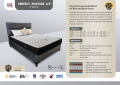 King Koil Perfect Posture 8.5" Spring Mattress – Single Size (36" x 72"). 