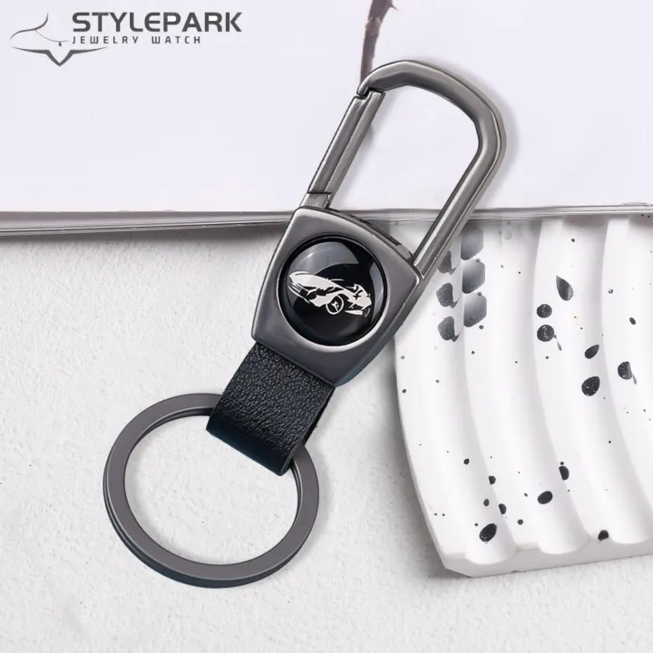 Anti-loss%20Keychain%20Holder%20Stylish%20Durable%20Electroplated%20Keychain%20with%20Faux%20Leather%20Buckle%20Anti-lost%20Car%20Key%20Ring%20Bag%20Pendant%20Multi-purpose%20Keychain%20Holder%20-%20Image%206