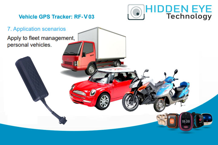 GPS Portable Tracker w/ Status Check to Track Battery/GSM/GPS Level