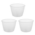 Plastic 120Ml Electric Cooker Rice Measuring Cup 6Pcs Clear White. 