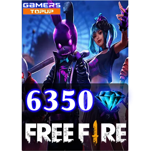 Free Fire 6350 Diamonds Direct Top up - [ Only Player ID Required ]