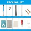 Plastic Welder Kit 80W Car Welding Repair Kit for Bumper US Plug. 