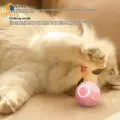 Opets Opets Automatic Cat Teaser Ball Jumping & Rolling Ball Smart Cat Toys Dog Interactive Toys Automatic Bouncing Ball with Light Rechargeable Teasing Kittens Jumping Ball. 