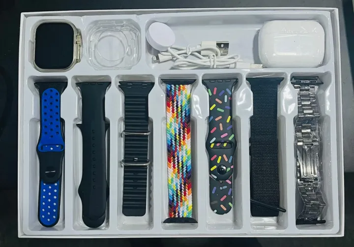HiWatch%20i20%20Ultra/T20%20Ultra%202/Ultra%202%207in1/X%2010%20Ultra%203%20Max%20Smart%20Watch%20+%20Airpods%20Pro%20Premium%20Bundle%20for%20Enhanced%20Performance%20and%20Seamless%20Integration%20Across%20Devices,%20Smartwatch%20-%20Image%203