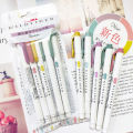 ShopSphere NEW zebra mildliner highlighter markers,WKT7 double-ended fiber fluorescent pen For DIY ,Handbook,Drawing,POP Poster art supplie. 