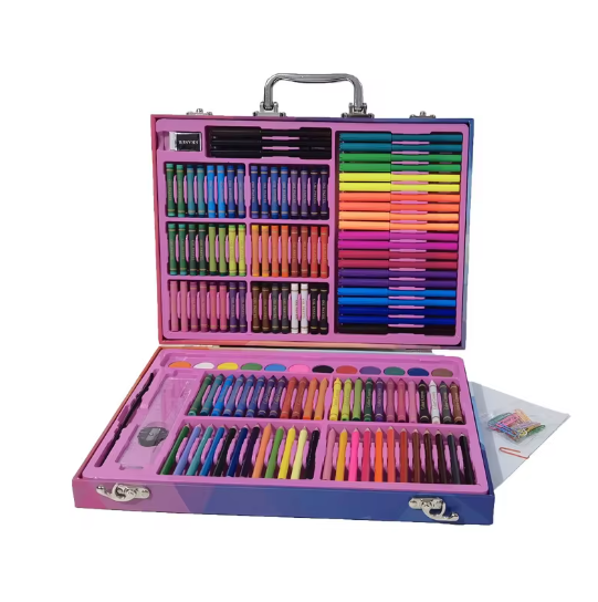 Professional%20Children's%20Art%20Set,%20158-Piece%20Wooden%20Box%20with%20Watercolor%20Pens,%20Crayons,%20and%20Drawing%20Supplies%20-%20Image%202