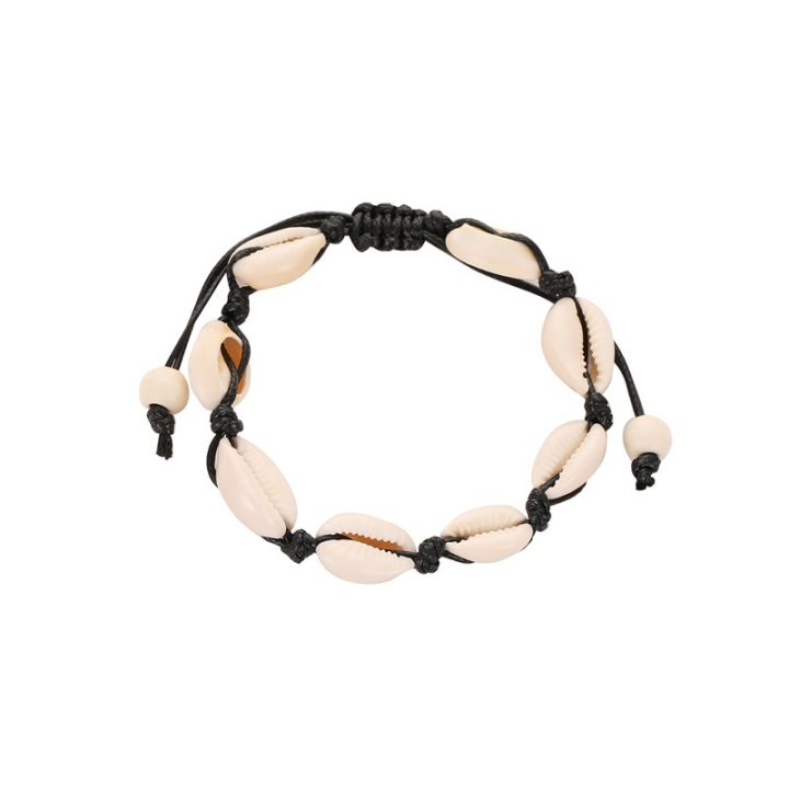 Qingwen%20Ethnic%20Style%20Personality%20Knitting%20Accessories%20Creative%20Hawaiian%20Casual%20Bracelet%20Fashion%20Natural%20Shell%20Anklet%20-%20Image%205
