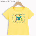 Fashion Summer Funny Kids Clothes Monster Cartoon Print Tshirt Girls/Boys Kawaii Children Clothing 3-13 Years Toddler T Shirt. 