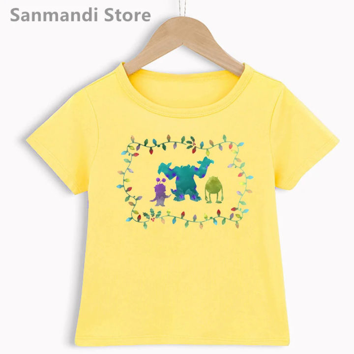 Fashion%20Summer%20Funny%20Kids%20Clothes%20Monster%20Cartoon%20Print%20Tshirt%20Girls/Boys%20Kawaii%20Children%20Clothing%203-13%20Years%20Toddler%20T%20Shirt%20-%20Image%204