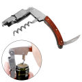 Niceyard Multifunction Opener Professional Bottle Opener With Portable Wooden Handle Screw Corkscrew. 
