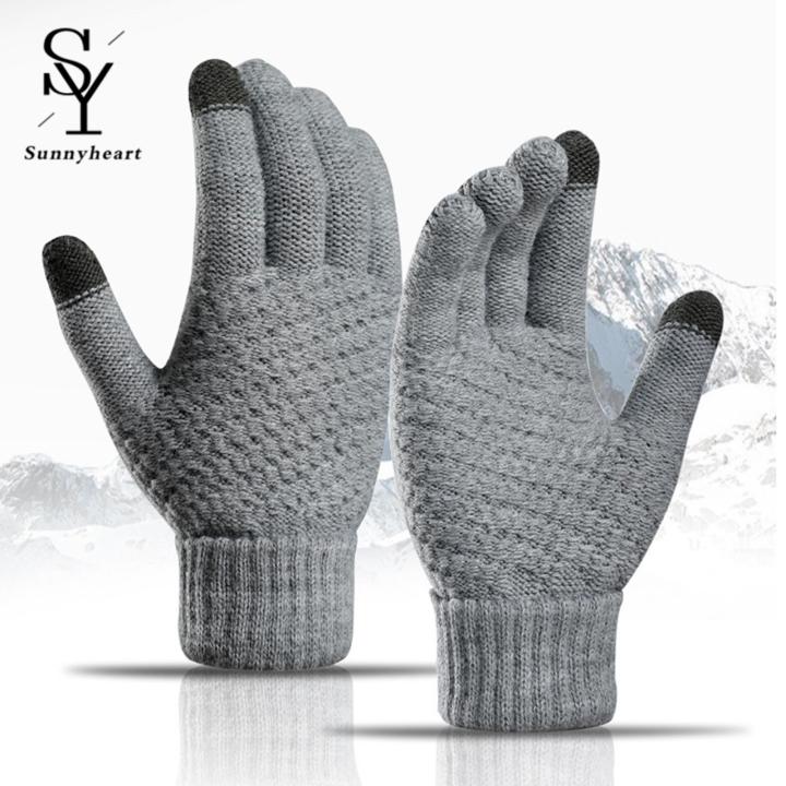 Sunnyheart%20Winter%20Knitted%20Gloves%20Stylish%20Touch%20Screen%20Winter%20Gloves%20for%20Women%20Men%20Warm%20Windproof%20Fashionable%20Knitted%20Gloves%20with%20Ribbed%20Cuffs%20Thick%20Plush%20Lining%20Gloves%20-%20Image%205