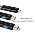 5 In 1 Multifunction Usb 3.0 Type C/Usb /Micro Usb/Tf Memory Card Reader OTG Card Reader Adapter. 