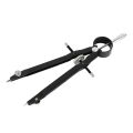 3X Professional Compass, Compass Geometry Set with Lock (Black). 