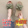 Non-Slip Sandals 2024 Outerwear Bowknot Summer Internet Celebrity ins Women's Fashionable All-Match High-End Fashionable Slippers Women's New. 