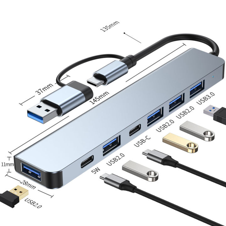 Multiport%20USB%20Hub%203.0%20Multi%20USB%20Splitter%204%20USB%20C%20Port%203.0%202.0%20Ports%20Adapter%20Multiport%20Adapter%20for%20PC%20Laptop%20Computer%20Hub%20-%20Image%202