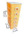 Damro daxer baby drawer cupboard wardrobe bed side cupboard cloth storage box bed room cupboard. 