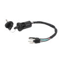 Ignition Starter Switch ATV Ignition Switch Key Stable Fast Response for FourTrax 125 1985 To 1986. 