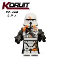 Single Sale Star War Building Blocks Cody Star War Trooper Figures Mini Building Blocks For Children Gift Toys XP467-XP468. 