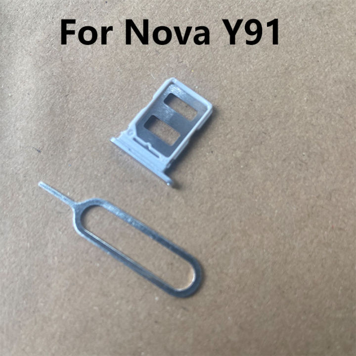 For%20Huawei%20Honor%20Nova%20Y91%20SIM%20Card%20Tray%20Holder%20Slot%20adapter%20and%20Micro%20SD%20Card%20Tray%20Holder%20With%20Free%20Eject%20Pin%20Key%20-%20Image%202