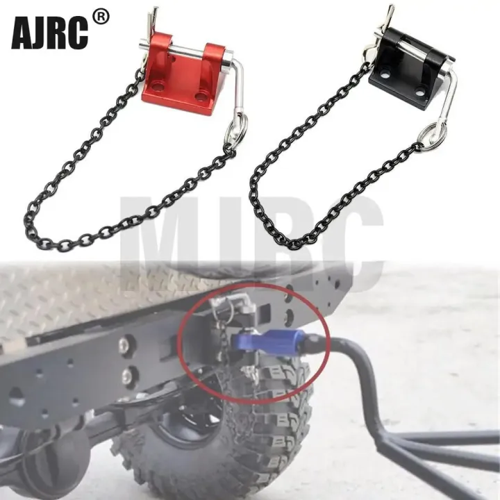 Reading WritingMetal Trailer Chain Rescue Hook For 1/10 Rc Crawler Car Trx4 Rc4wd D90 D110 Axial Scx10 90046 Cc01 For 1/14 Tamiya Tow TrailerWooden Toys
