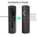 Remote Control Luminous Anti-lost Silicone Case for Fire TV Stick 4K / Fire TV (3rd Generation) / Fire TV Cube. 