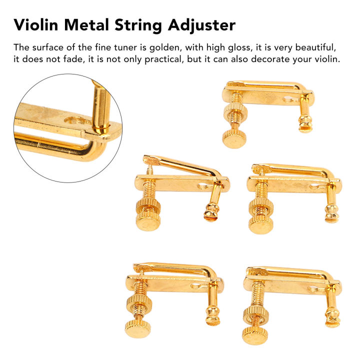 5PCS%20Violin%20Fine%20Tuner%20Golden%20Metal%20Glossy%20Violin%20Fine%20Tuning%20Access%20FB9%20-%20Image%206
