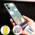 3 in 1 Case for VIVO Y36 y16 y17s y02s v25 pro V25E 4g y27s Y27 y22 y22s y35 5g back cover Softcase shockproof Cover new design aesthetic with holder and soft film YTMCBZJXX01. 