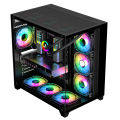 RUIX AEROSPACE PRO MAX Gaming PC Casing Full Tower 10 Fans Support. 