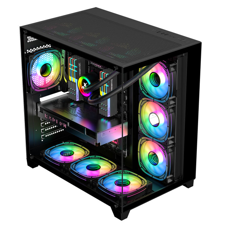 RUIX%20AEROSPACE%20PRO%20MAX%20Gaming%20PC%20Casing%20Full%20Tower%2010%20Fans%20Support%20-%20Image%203