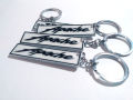 Customize Vehicle Number Plate Key Tag - Double side long. 
