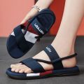 Flip-Flops Men's Shoes Summer New Men's Outdoor Wear Non-Slip Lightweight Wear-Resistant Slip-on Flip-Flops Sports Sandals. 
