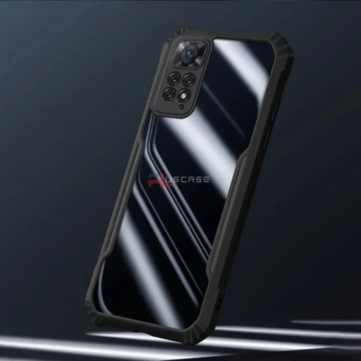 PlusCase%20for%20Xiaomi%20Redmi%20Note%2011%20Pro%204G%20/%205G%20Case%20Air%20Cushion%20Hard%20Clear%20Shockproof%20Back%20Cover%20-%20Image%203