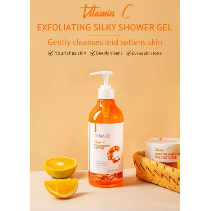 Dr.%20Rashel%20Vitamin%20C%20Exfoliating%20Silky%20Shower%20Gel%20500ml%20-%20Image%202