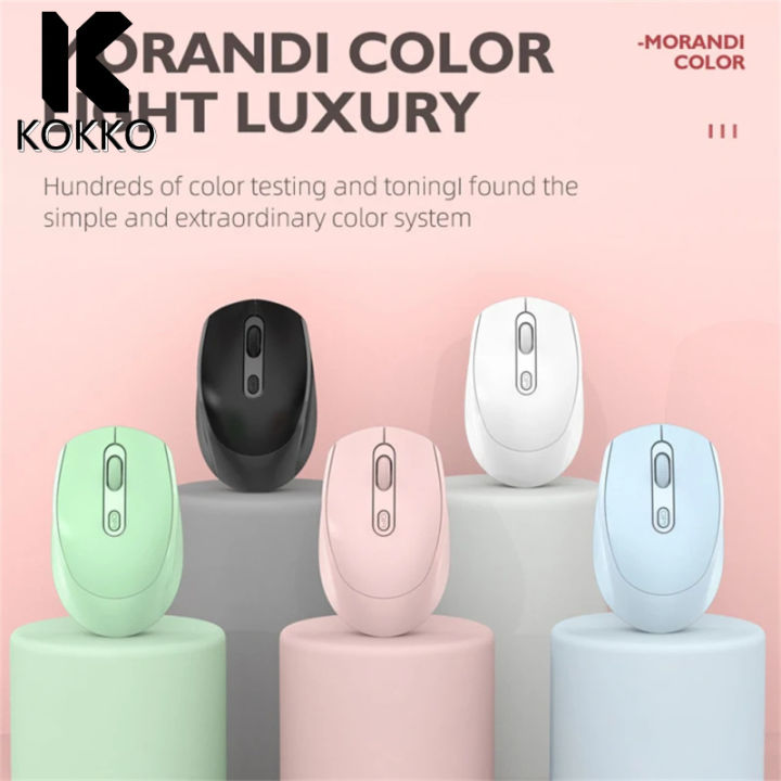 KOKKO Dual Mode Wireless BT Mouse 1600 DPI 2.4G Ergonomic Optical Mouse ...