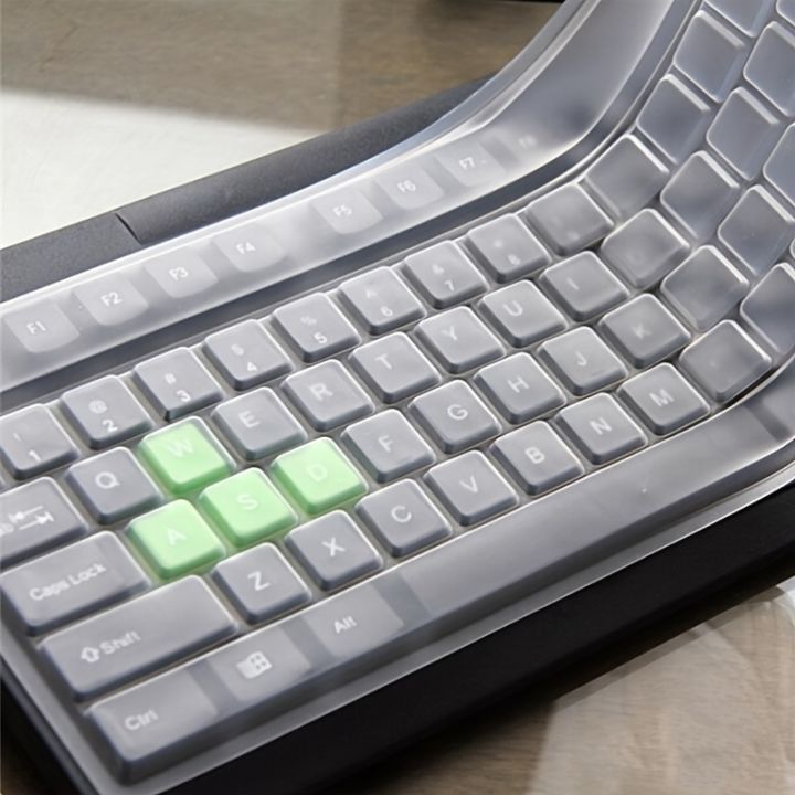 Keyboard Silicone Protector Film Skin Cover Desktop PC Transparent Silica Gel Bump Concave and convex Flat Membrane