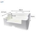 Rabbit with Drawer Corner Toilet Box for Ferret Guinea Pig Bunny. 