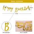 Pastel Theme Happy Birthday decoration items for girls, women, kids with pink, purple and rose gold balloons and happy birthday cursive banner- Pack of 58 Items. 