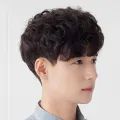 Hair Accessories Fashion Short Curly Natural Brown Male Wavy Handsome Hair Men Synthetic Hair Daily. 