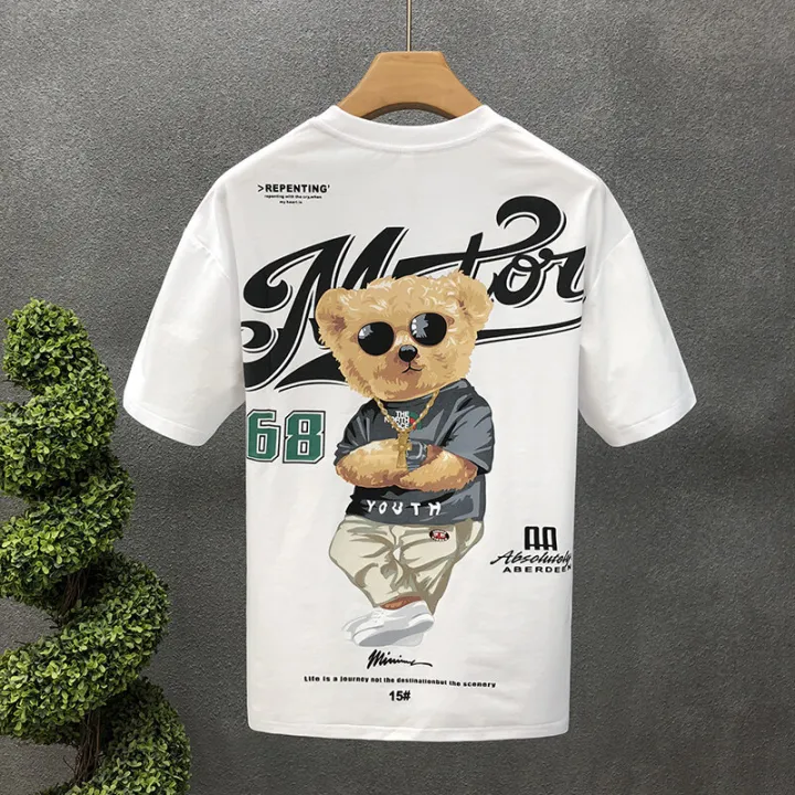 S-5XL%20Cotton%20T%20Shirts%20For%20Men%20High%20Quality%20Bear%20Printed%20Crewneck%20Short%20Sleeve%20T-Shirt%20New%20Fashion%20Tops%20Men%20Clothing%20366%20-%20Image%206